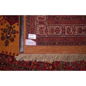 فرش دستباف 3.45 متری قشقایی نوباف با رنگ گیاهی و پشم دستریس