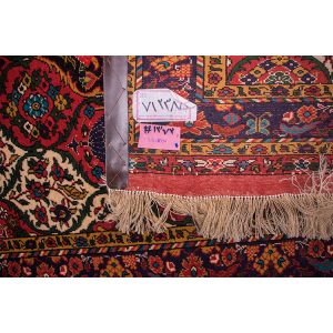 فرش دستباف 1.5 متری استان خراسان ( جرگلان ) چله و گل ابریشم کد 1372