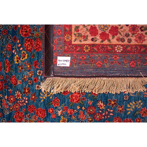 فرش دستبافت 3 متری قشقایی با پشم دستریس و رنگرزی گیاهی