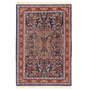 قالیچه هزارگل خراسان چله ابریشم 3304