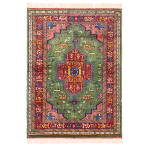 قالیچه خراسان چله ابریشم 3310