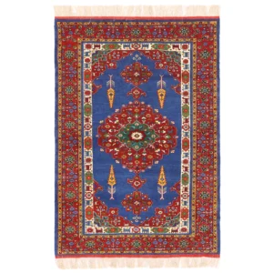 قالیچه خراسان چله ابریشم کد 3311