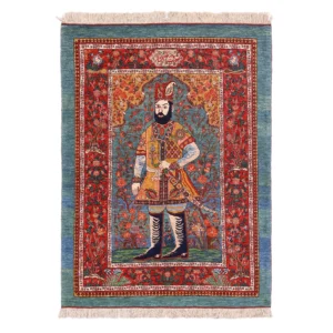 قالیچه قشقایی تصویر نادرشاه
