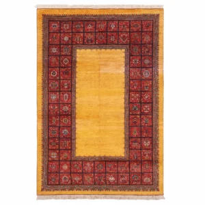 قشقایی کف ساده طلایی 6 متری